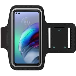 SmartFitness Motorola Moto G100 Handy Sport Armband, Smartphone Sportarmband, Schwarz