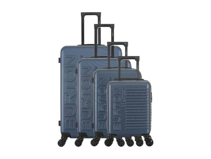 BURTON Set de 4 valises Oxford bleu