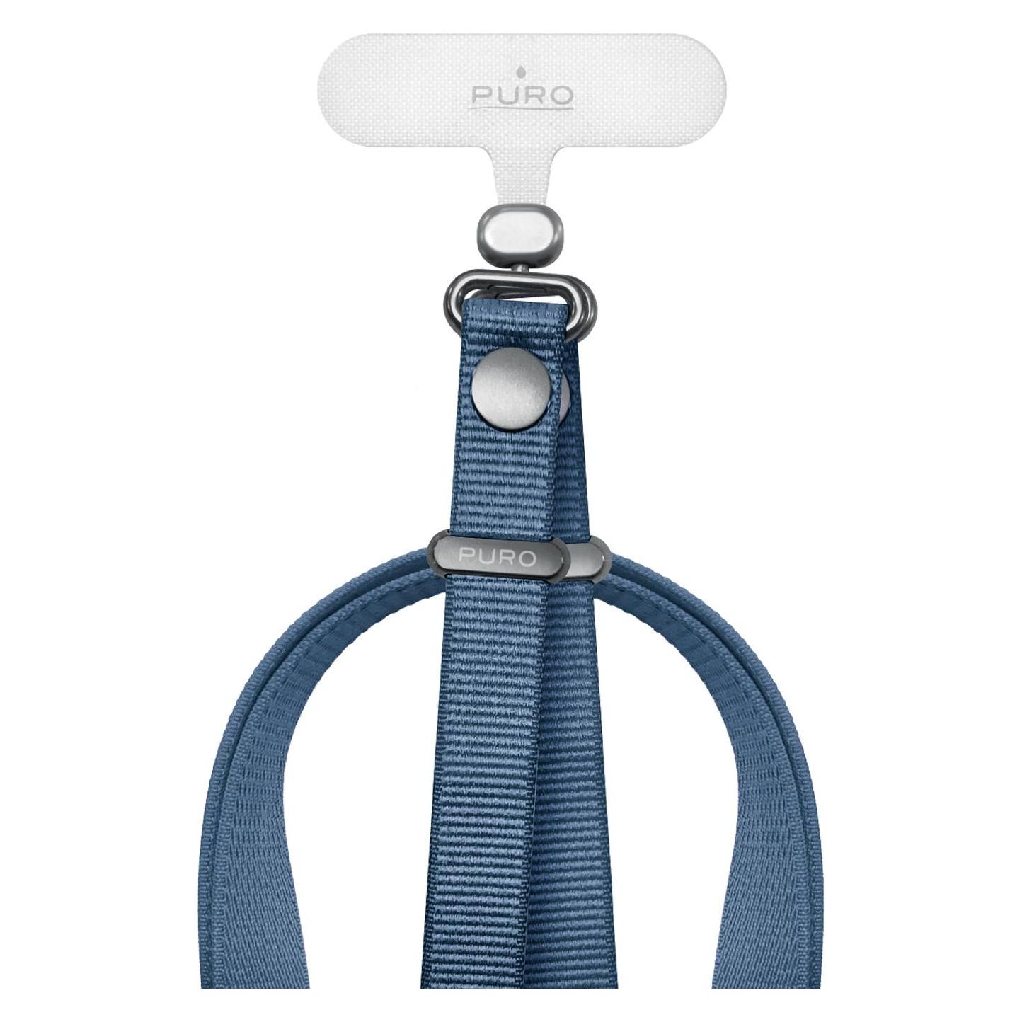 SBS PURO Handykette, Smartphone Necklace universal, blau (PUIPLACE1DKBL)