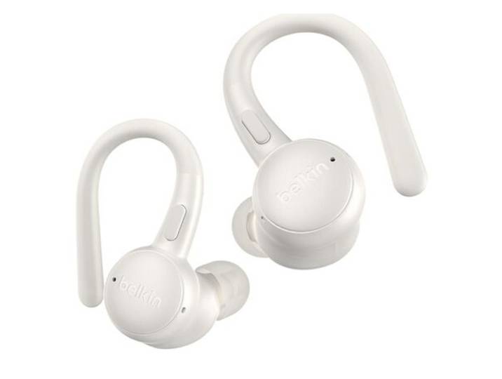 Belkin SoundForm ActiveFit, Avec fil &sans fil, Appels/Musique, Casque, Blanc AUC016HQCR