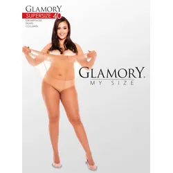 Glamory Supersize 40 Strumpfhose 3er Pack | 64-74 (5XL) | Make up (GL-4000)