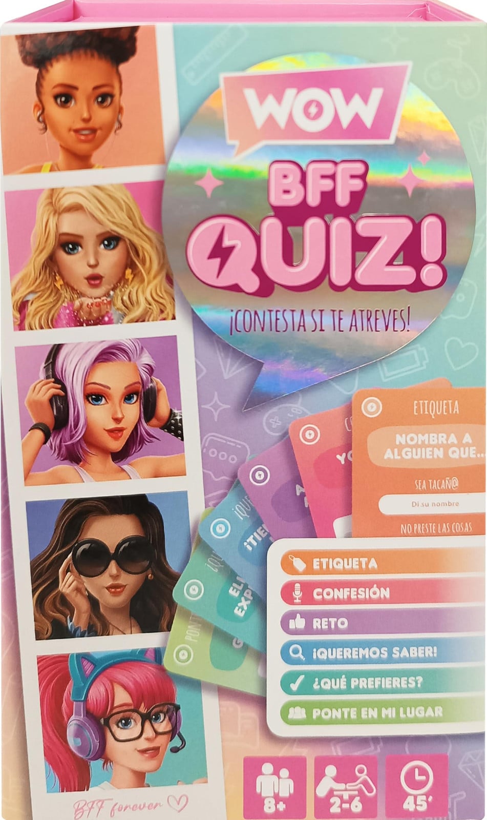 Wow Generation Wow BBF Quiz kaartspel voor vrienden