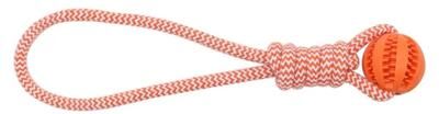 Uplift Picks ChewPlay Rubber Dog Chew Toy Ball For Teeth Cleaning And Training red 9 Cm