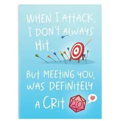 Crit Stones Meeting You Greeting Card