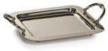 Zodax Manetta Polished Steel and Brass Tray