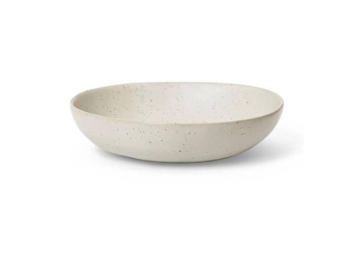 Ferm Living Bol Flow large Ø 19,5 cm Off-white speckle