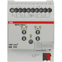 ABB JRA/S2.230.2.1 JRA/S2.230.2.1 Jalousie-/Rollladenaktor, 2fach, 230 V AC, manuelle Bedienung, REG 2CDG110120R0011 JRAS223021
