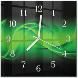 WANDUHR aus Glas 30x30 cm - Abstraktion