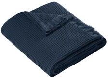 Port Authority BP92 Waffle Throw in River Blue Navy size OSFA   Cotton