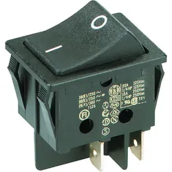 BACHMANN EB-Wippenschalter sw,16(8)A250V 2p. 924.095