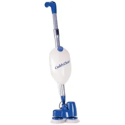 CaddyClean kompakte Akku Zweischeibenmaschine kompakte Akku Profimaschine, für Boden und Wand geeignet