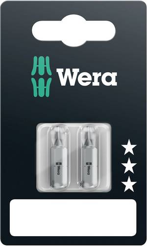 Wera 851/1 Z SB SiS 05073307001 Kreuzschlitz-Bit PH 1, PH 2, PH 3 Werkzeugstahl zähhart D 6.3 3St.