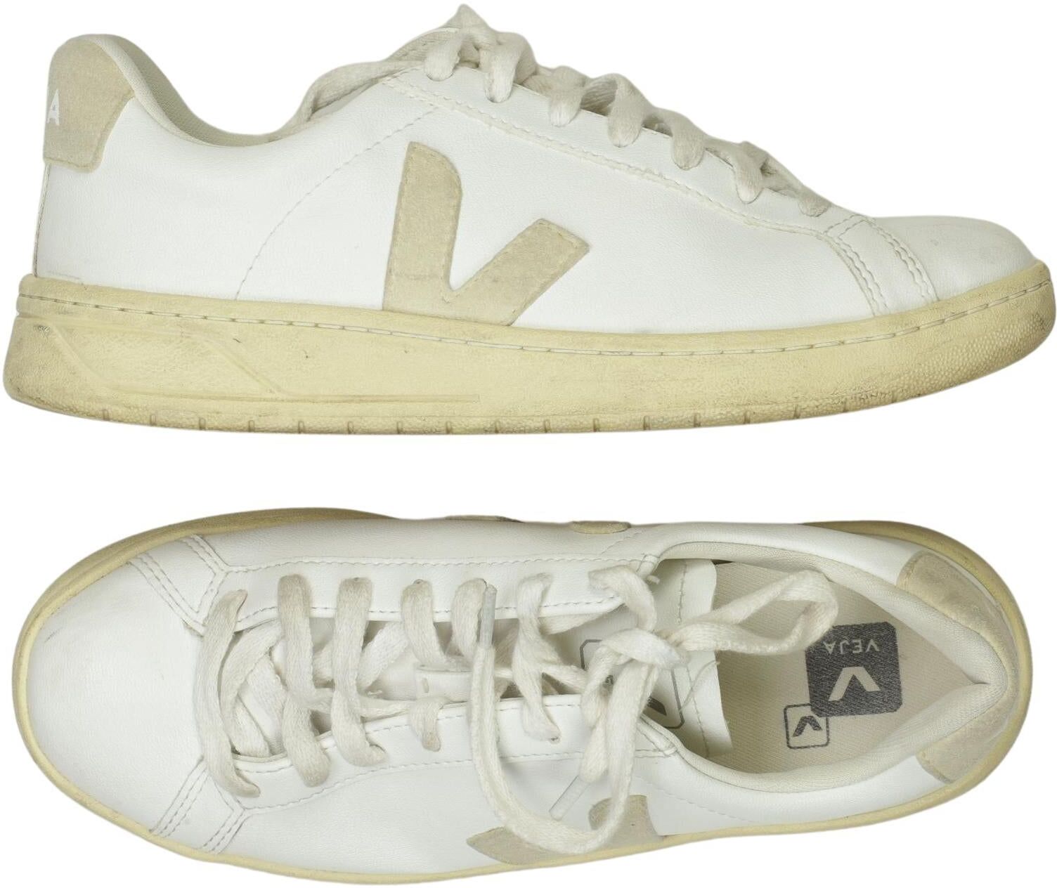 veja Damen Sneaker, Weiß, Gr. EU 38, Kunstleder - Second Hand
