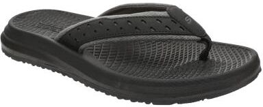 Skechers USA Pargo-205722 - Mens 12 Black Sandal Medium