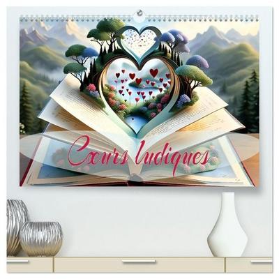 Cœurs ludiques (Calendrier mural 2026 DIN A2 vertical) calendrier de bureau