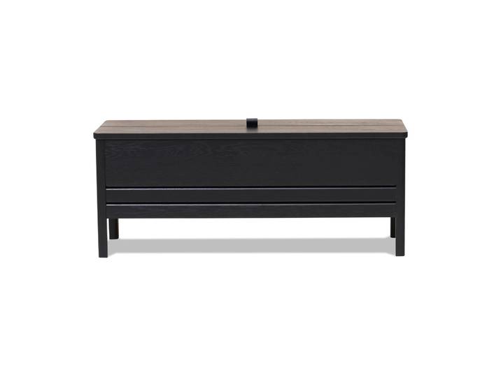 Form & Refine Banc de rangement A Line 111 cm Noir