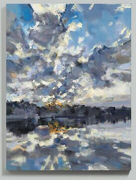 "Morning Splendor Stretched Canvas - 48"" x 36"" - Ballard Designs"
