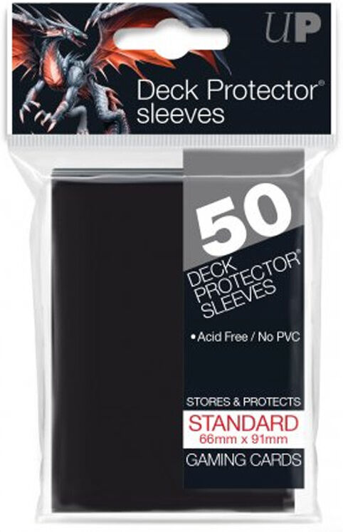 Ultra.PRO Ultra PRO : 50 sleeves Standard Noir 66x91mm