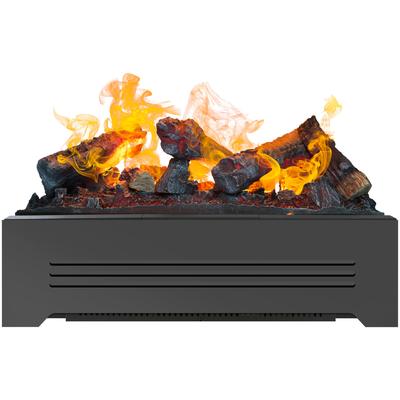 Elektrokamin XARALYN "Basket Cassette 600", schwarz, B:57cm H:18cm T:25cm, Elektrokaminöfen, Kamineinsatz mit Wasserdampf