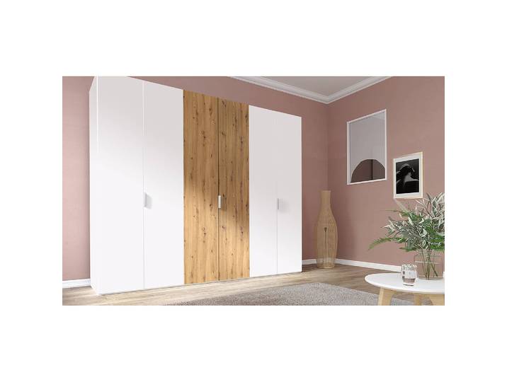 Armoire pure artisan 270 x 236cm Beige/Blanc alpin/Imitation chêne Artisan