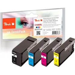 Peach Spar Pack Tintenpatronen ersetzt Canon PGI-1500XL