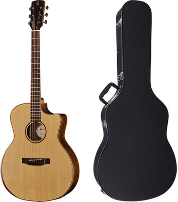 Harley Benton CLG-70ASR CE NAT Solid w/Case Natur matt