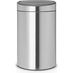 Touch Bin New Recycle Mülleimer 10 + 23 l Stahl matt