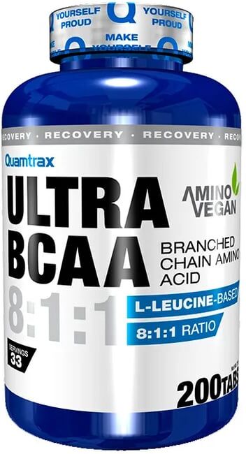 Quamtrax Ultra BCAA 8:1:1 200 Tabs