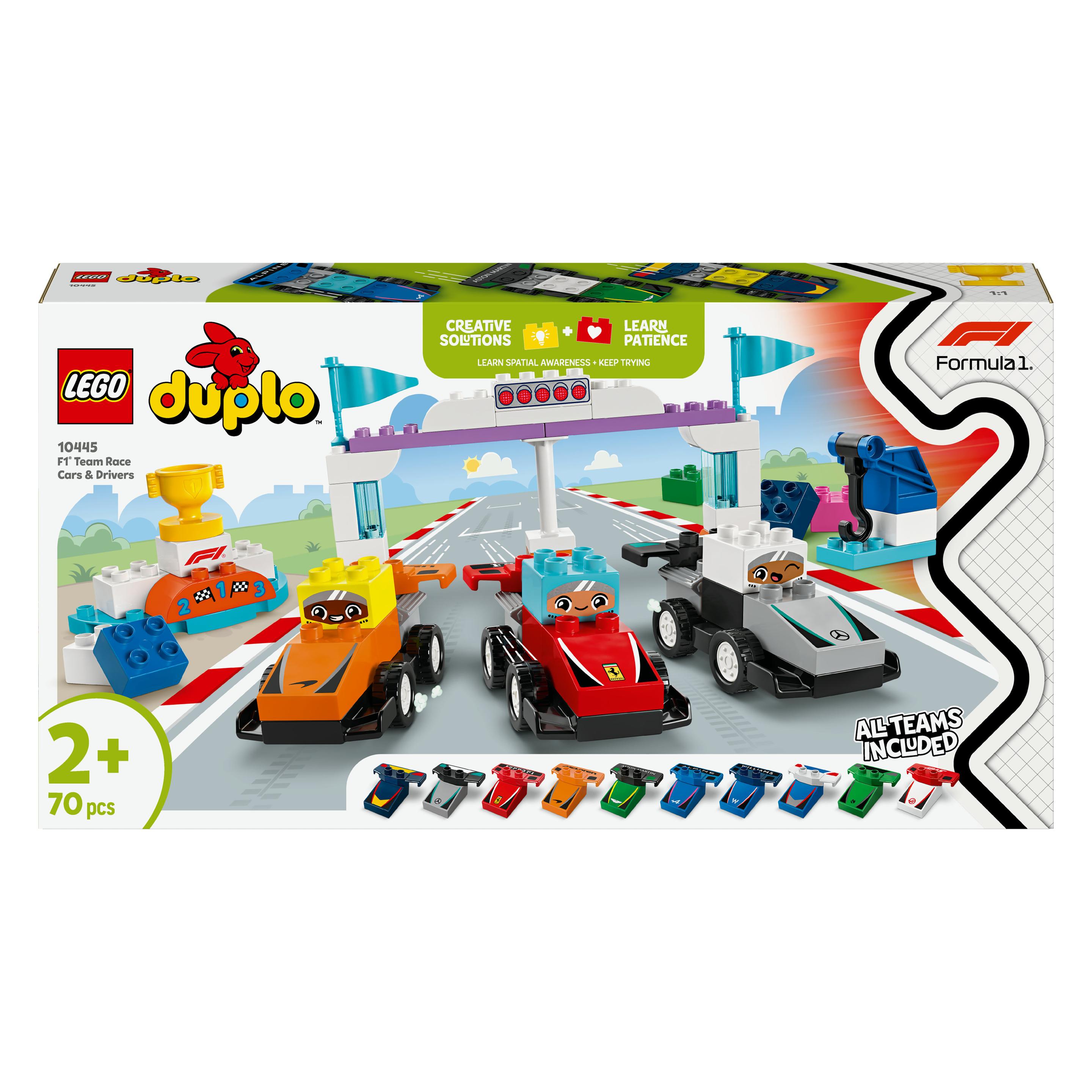 LEGO F1 Team Rennautos mit Rennfahrern (10445) (10445)