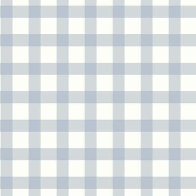 Fine Decor Belen Blue Gingham Wallpaper - 396 x 20.5