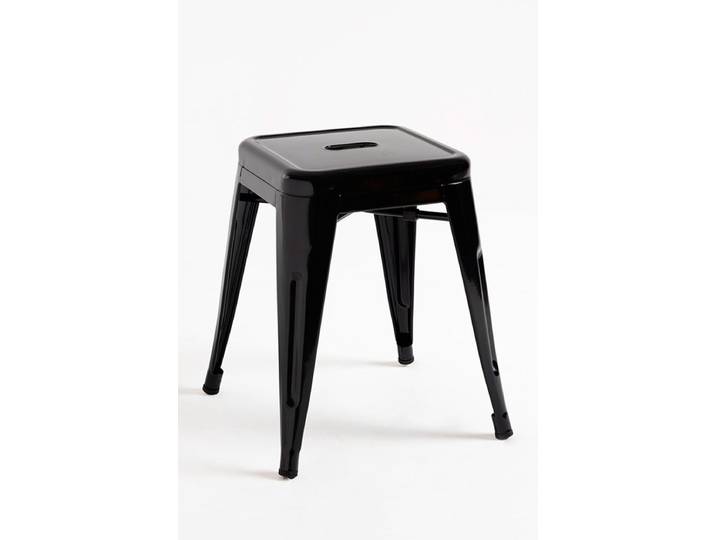 6er Set Torix Kleine Hocker 45 cm - Schwarz