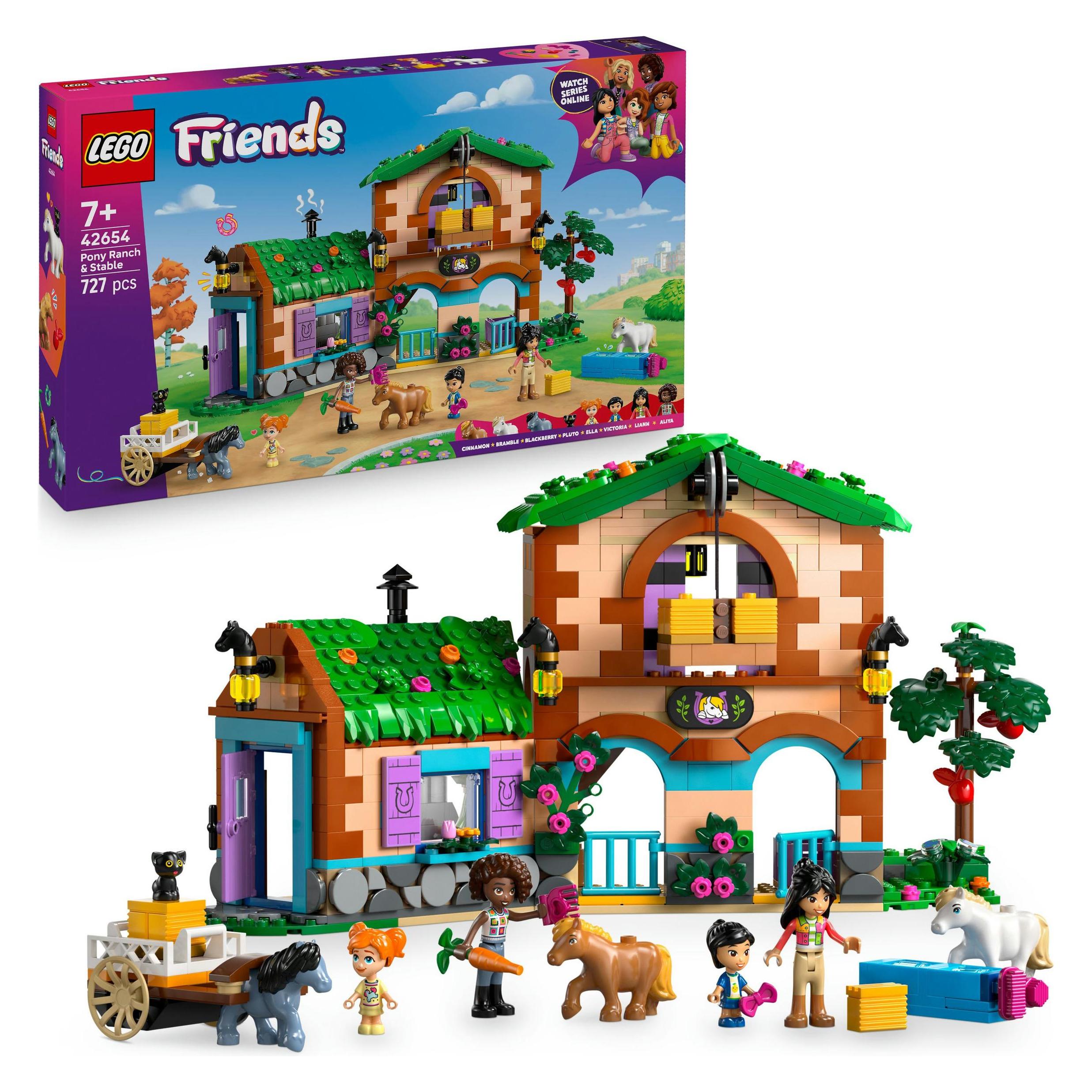 LEGO Ponyhof & Stall (42654, LEGO Friends, 727 Teile) (42654)