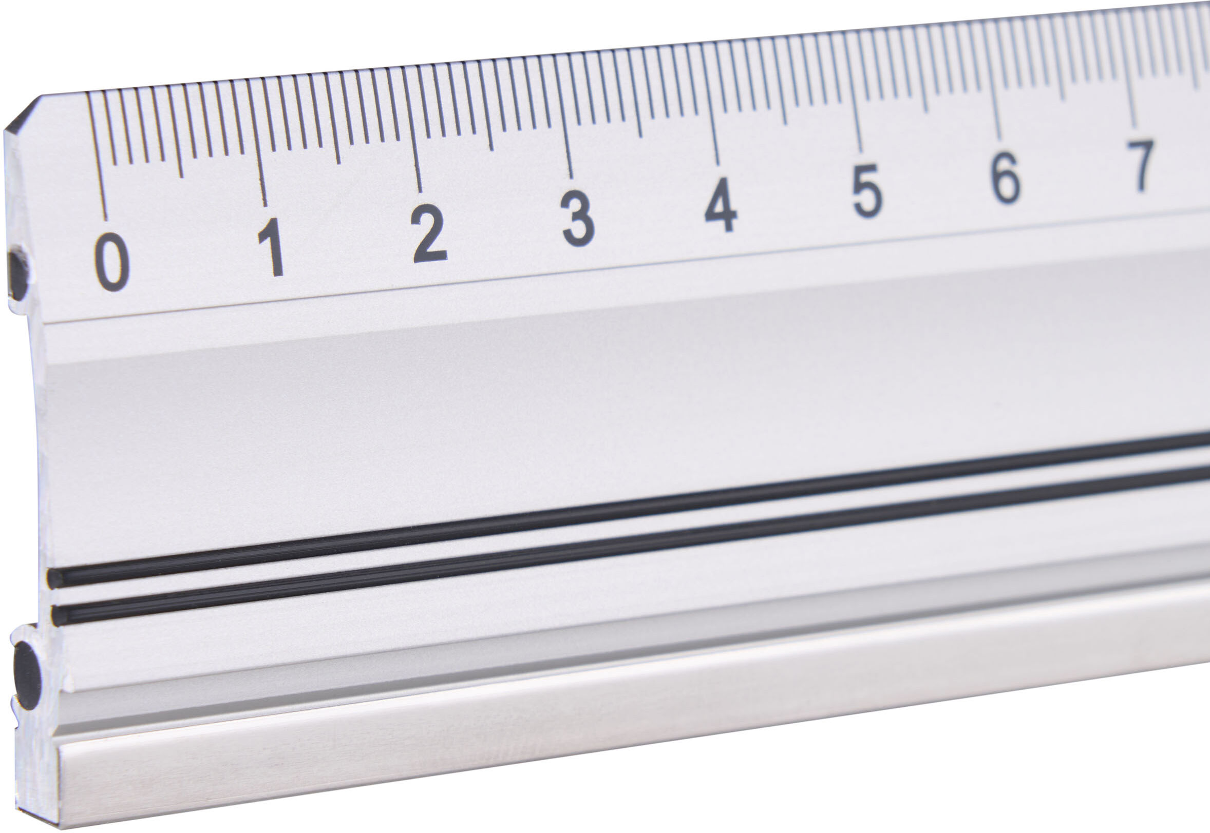 SPRINTIS 1 Righello da taglio 30 cm, alluminio, argento