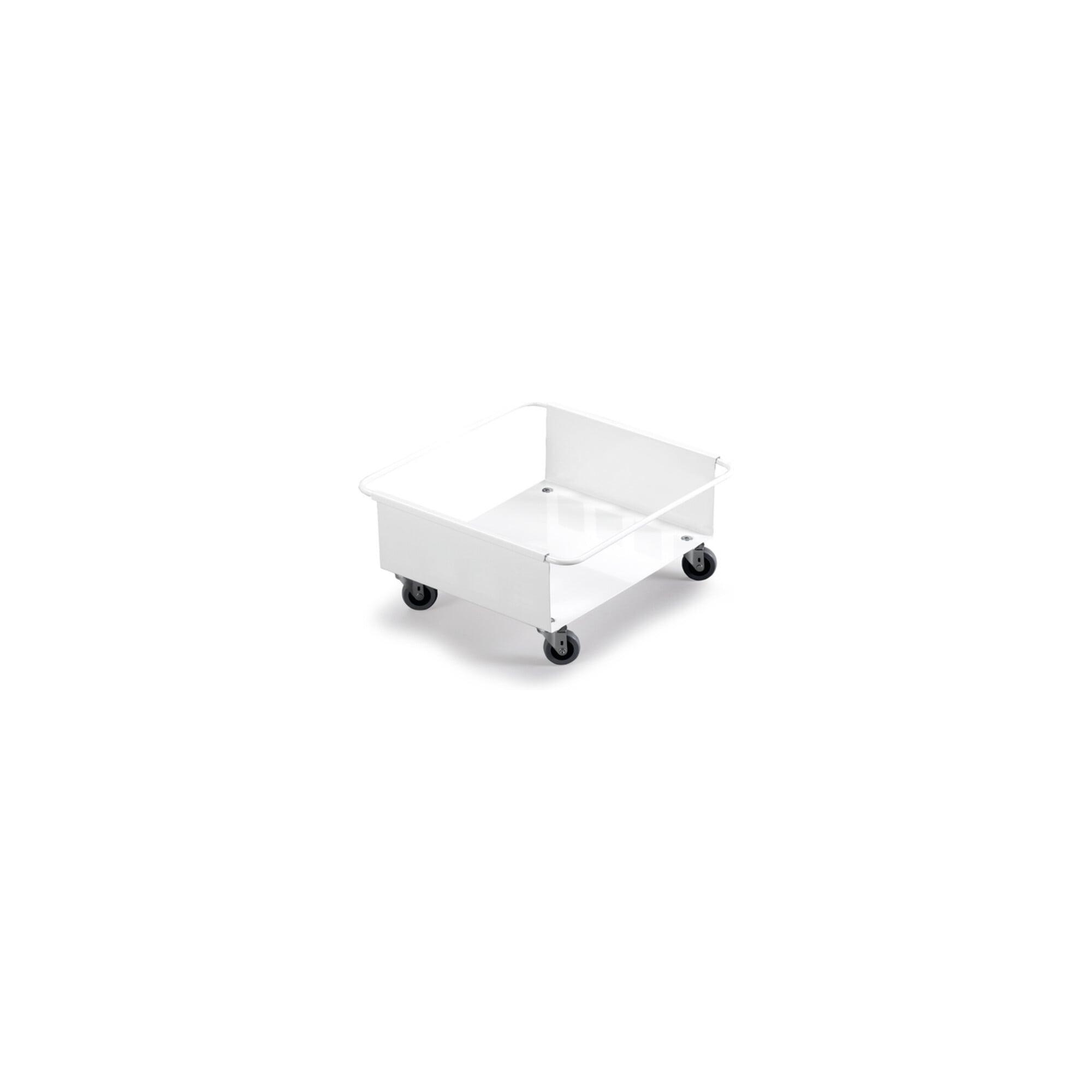 Durable Abfallbehälter DURABIN TROLLEY 90l weiss (1801668010)