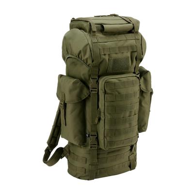 Rucksack BRANDIT "Brandit Accessoires Kampfrucksack Molle", Gr. onesize, grün (olive), Polyester, Rucksäcke Rucksack