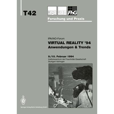 Virtual Reality ’94, Taschenbuch von , Springer Berlin, 978-3-540-57768-3