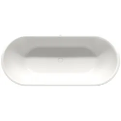 Kaldewei MEISTERSTÜCK CLASSIC DUO OVAL Badewanne, oval, 1650x710 mm, alpinweiß, Invisible Grip, ohne Überlauf