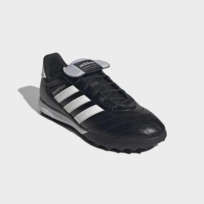 Fußballschuh ADIDAS PERFORMANCE "KAISER TEAM 2 FÜR KUNSTRASEN", Herren, Gr. 43, core schwarz, core weiß, core schwarz, Leder, Synthetik, Schuhe Fußballschuh, für kurzen Kunstrasen, Hart- und Aschenplätze