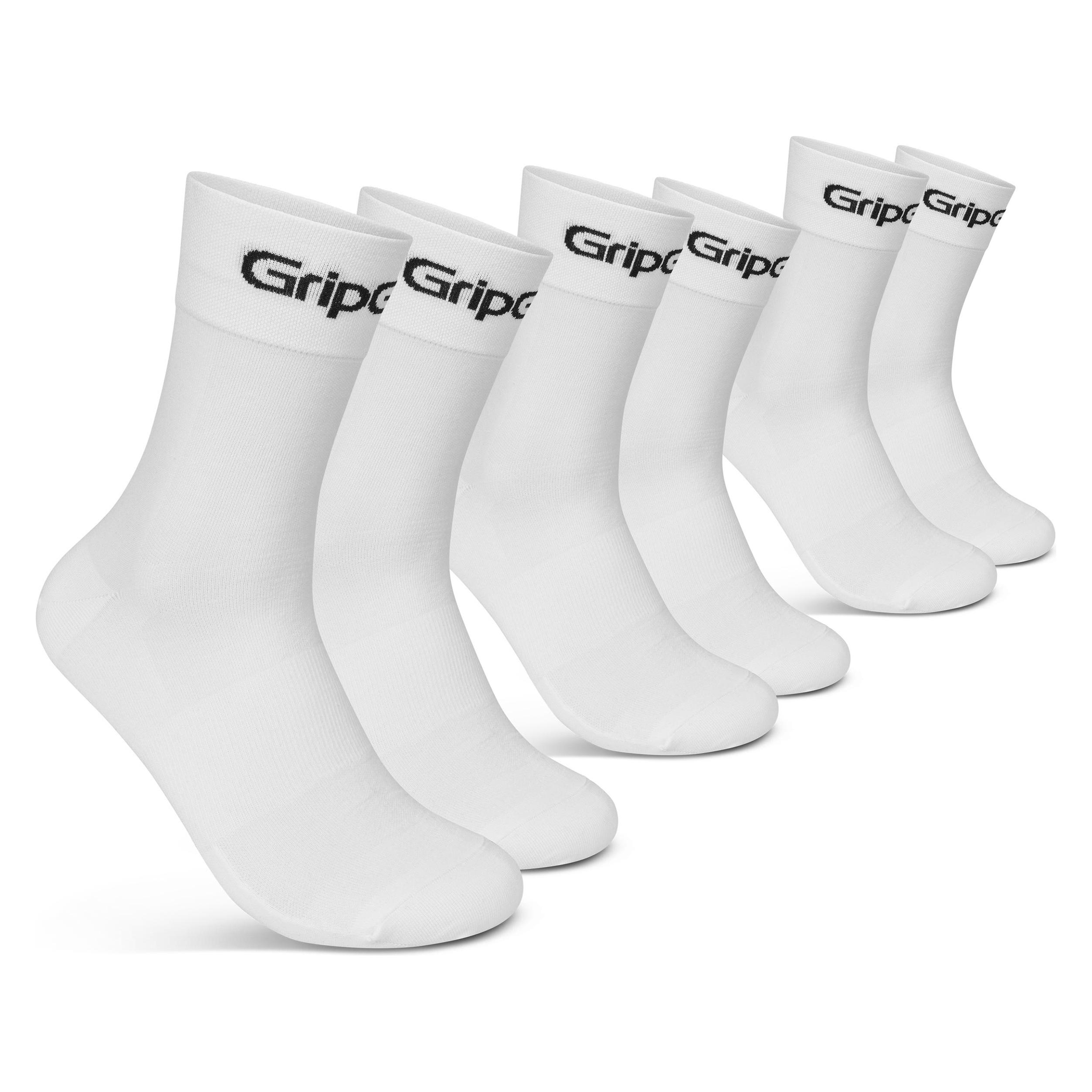 GripGrab RIDE Regular Cut 3-Pack (38 - 41) (90260-X_hvid)