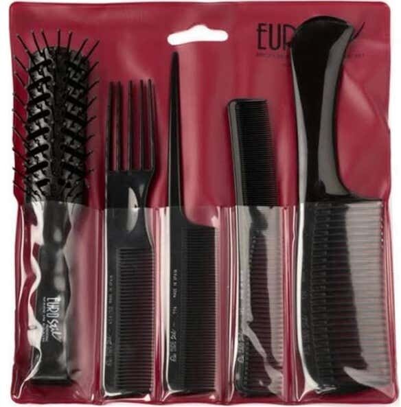 EUROSTIL Estuche Profes.4 Peines y Esqueleto