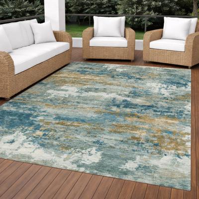 Addison Rugs Machine Washable Indoor/ Outdoor Abstract Savage Chantille Rug