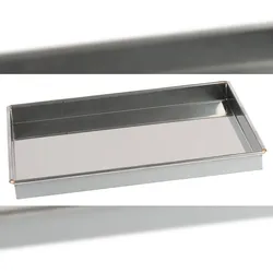 Gobel - Biskuit-Backblech - Edelstahl - 586x386 mm innen / 600x400 mm außen - H 50 mm - 825160