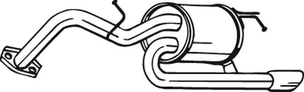 Bosal Endschalldämpfer 228185 Für Toyota