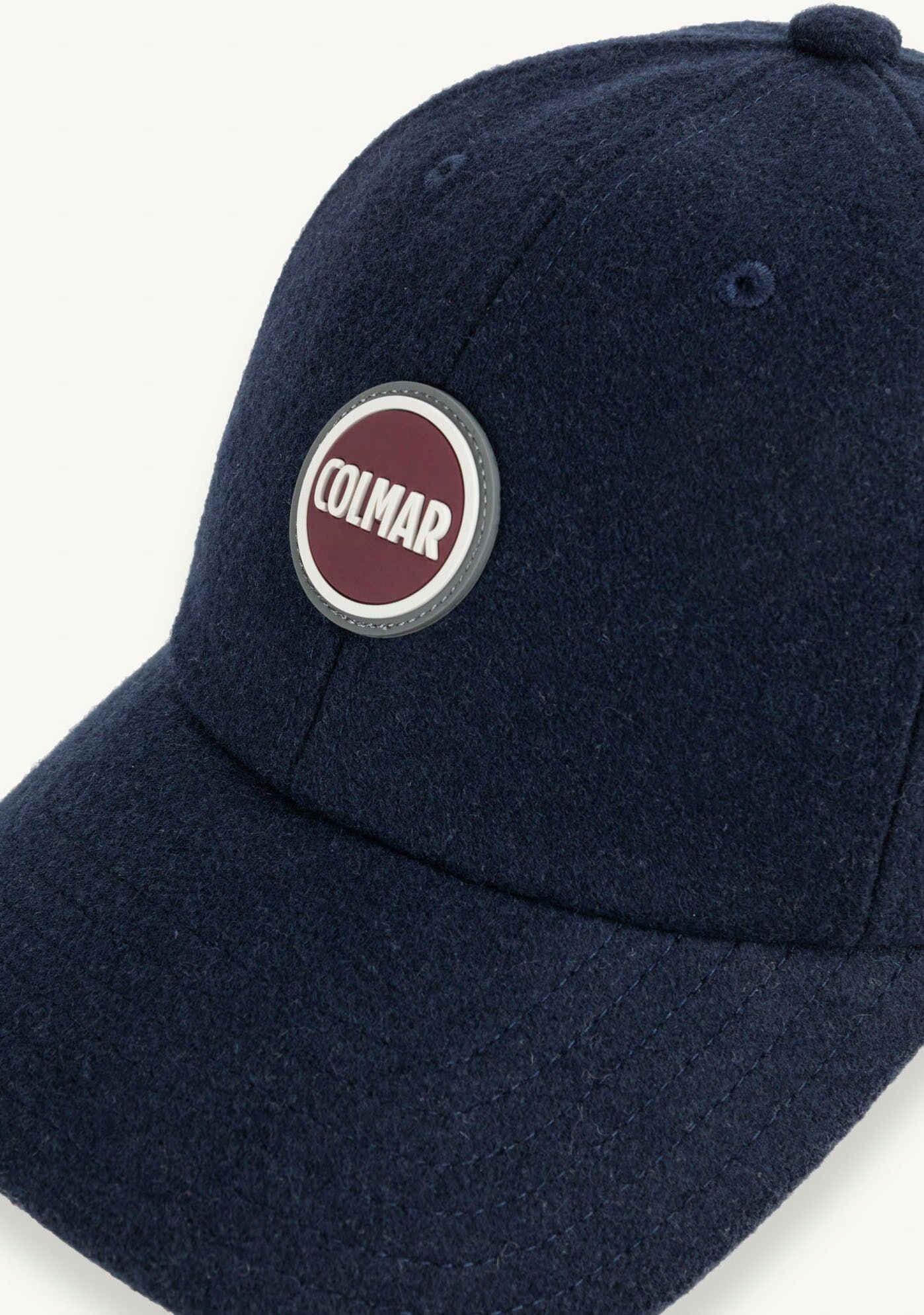 Baseball Cap COLMAR "UNISEX HAT", Herren, blau (marine), Web, Wollmischung, unifarben, Caps Baseball Cap, Unisex, in der Weite verstellbar marine Einheitsgröße