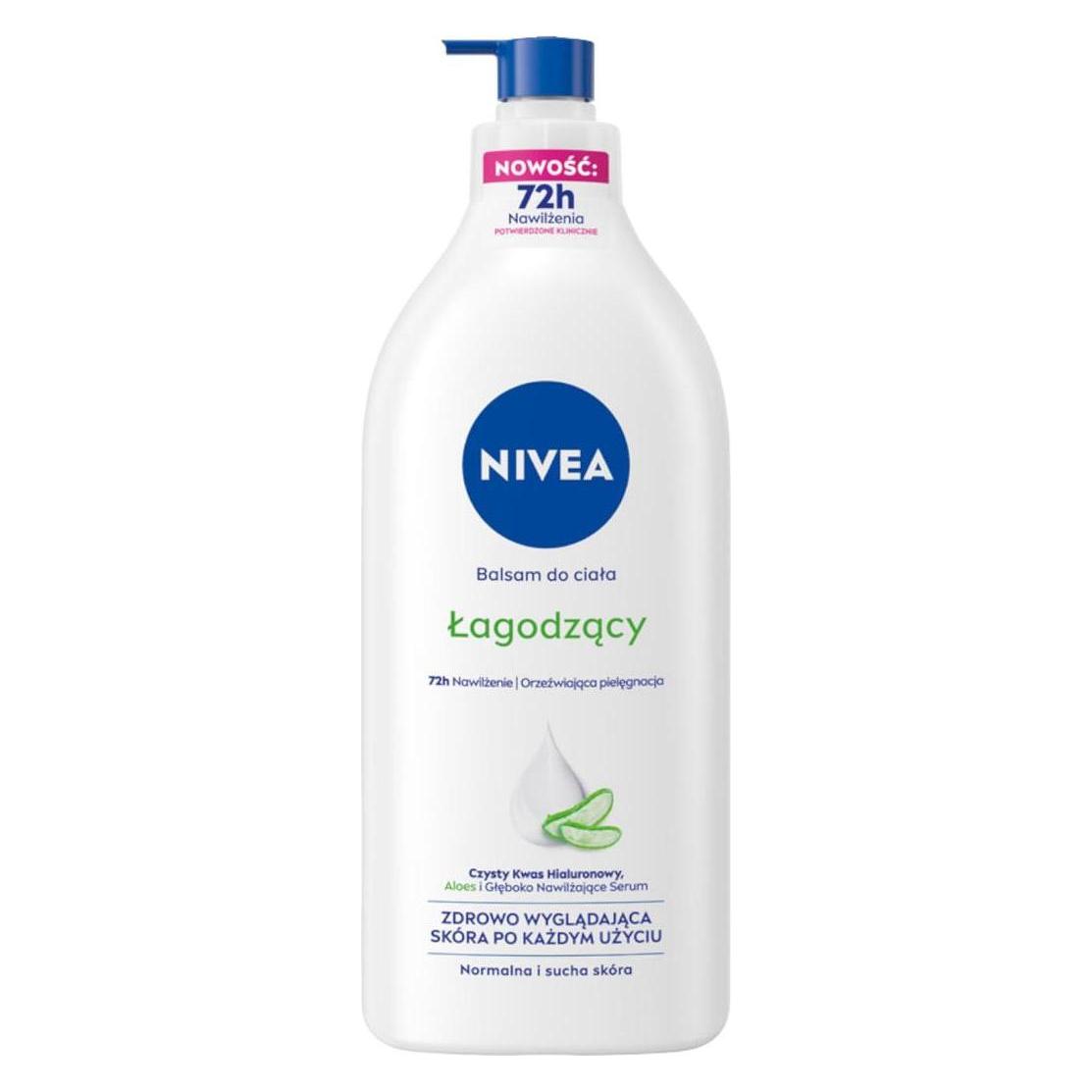 Nivea Moisturizing Power Serum Soothing Body Lotion with Dispenser 625ml (5900017063478)