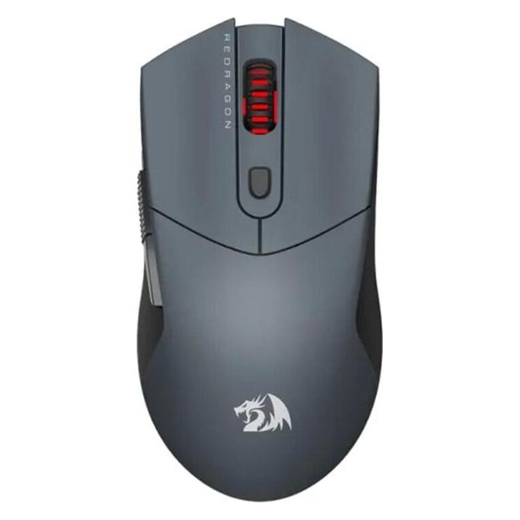 Redragon Fyzu Lite wireless bluetooth and wired gaming mouse black with gray (Kabelgebunden, Kabellos) (65280618)