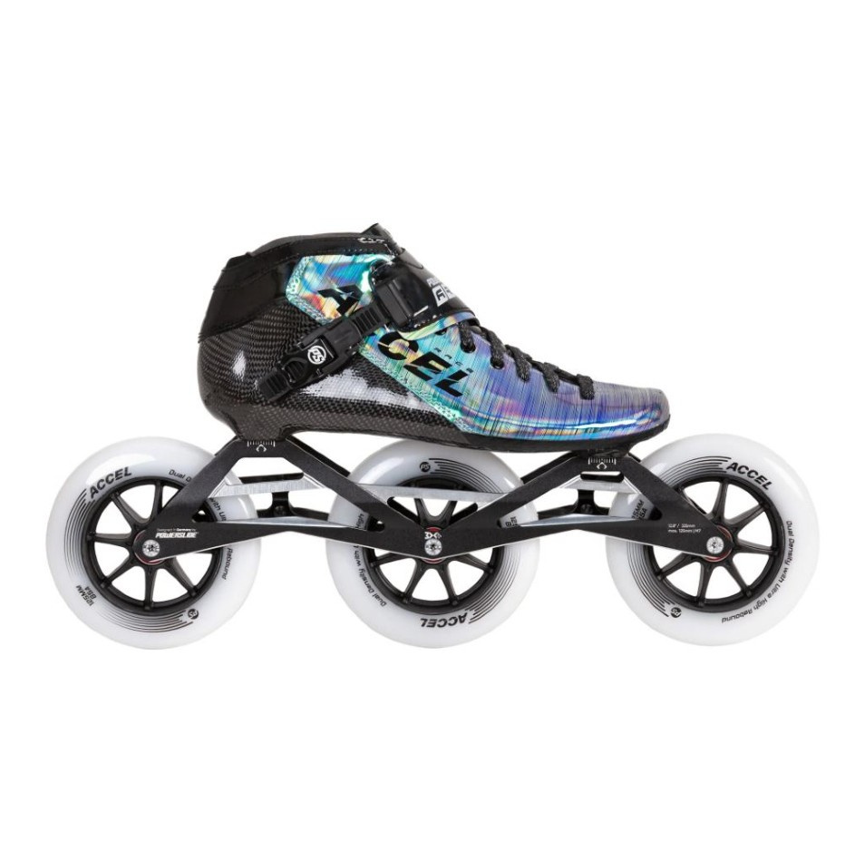 Powerslide Accel Race Reflective 125 Inlineskates, 38, 3x, 125