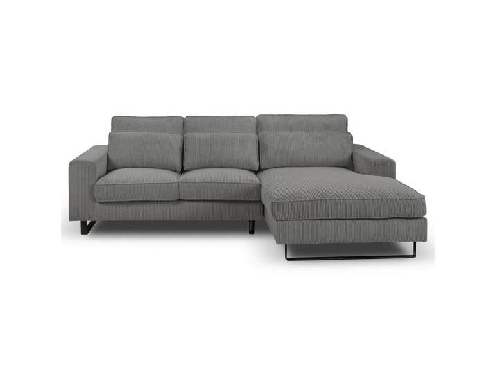 ECKSOFA Bolivia Grau S: 276x183 cm