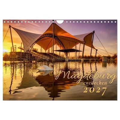 Magdeburg entdecken (Wandkalender 2027 DIN A4 quer), CALVENDO Monatskalender