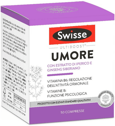 Swisse Umore Integratore con Iperico e Ginseng 50 Compresse